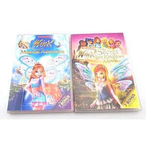 Winx Club: The Secret of the Lost Kingdom & Magical Adventure – 2‑DVD Movie Lot